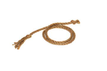 rope on white background