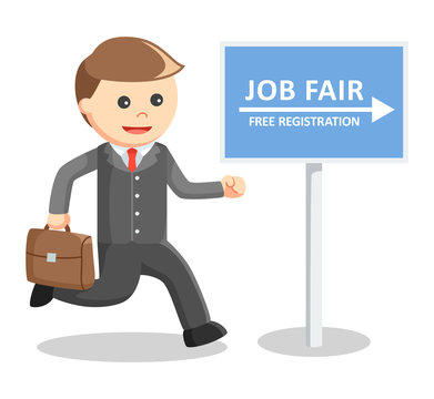 Business Man Job Fair