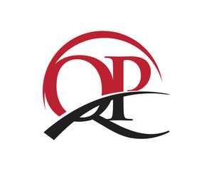 QP red letter logo swoosh