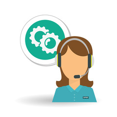 call center icon design