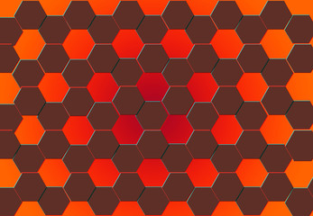 Abstract colorful illustrated background