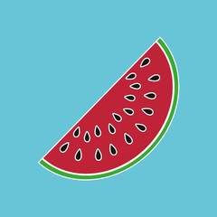 fruit over circle  design, vector illustration