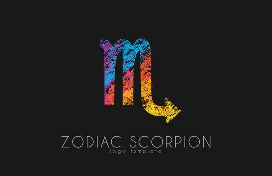 scorpion zodiac slogo. Scorpion symbol. Creative logo