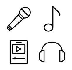 Music icon design, vector illustration