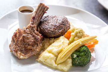 Grilled Lamb steak