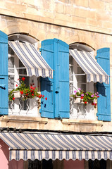 French window in South France