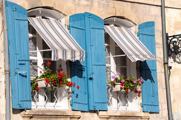 French window in South France