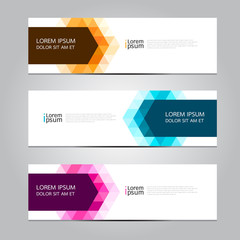 Naklejka premium Vector design Banner background, illustration EPS10