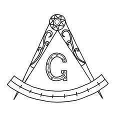 Masonic Freemasonry Emblem