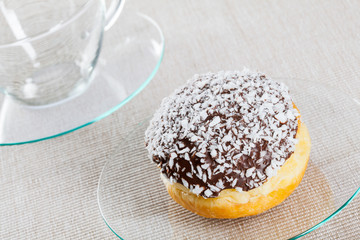 Tasty desert on the table