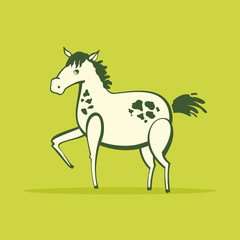 Cartoon horse 