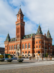 Fototapeta na wymiar Town Hall, Helsinborg, Sweden