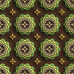 Plastic background tile