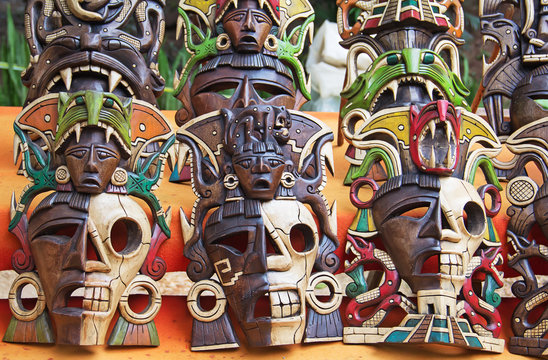 Mayan masks