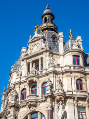 Fototapeta na wymiar Baroque buildings in Antwerp