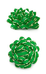 Decorational ribbon bow isolated