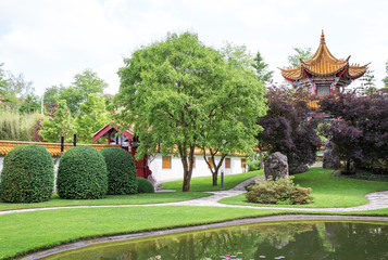 Traditional Japanese Garden, Zurich. August 2015