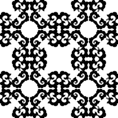 Abstract seamless floral pattern