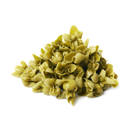 Pile of sacchettoni isolated