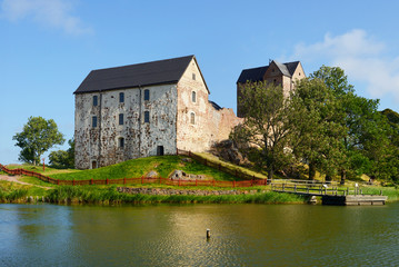 Fototapeta na wymiar Kastelholm Castle (built in 14th century), Aland islands
