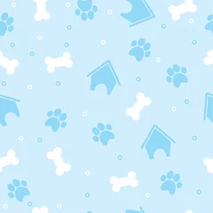 Wall murals Dogs Pattern for puppy