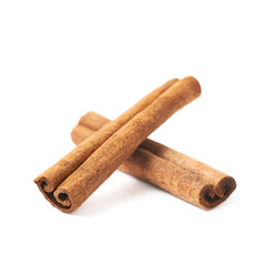 Cinnamon stick isolated