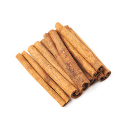Cinnamon stick isolated