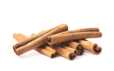 Cinnamon stick isolated