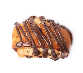 Roll bun pastry isolated
