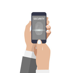 ベクター、スマホで指紋認証