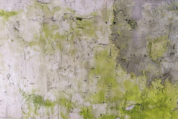 Old concrete wall with cracks