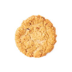 Oatmeal cookie isolated