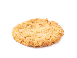 Oatmeal cookie isolated