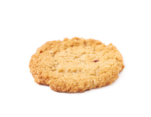 Oatmeal cookie isolated