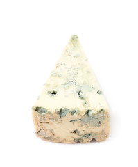 Blue roquefort cheese isolated