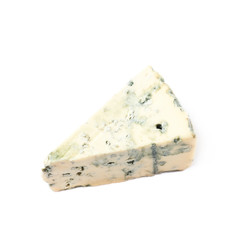 Blue roquefort cheese isolated
