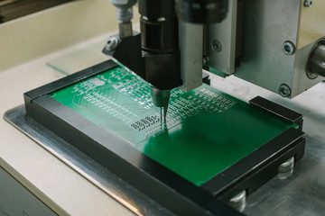 microchip production factory