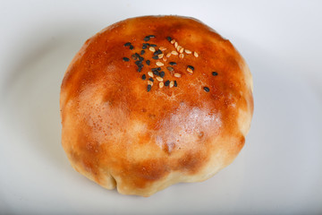 Uzbek traditional pastry - samsa