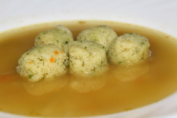 spring soup with noodles