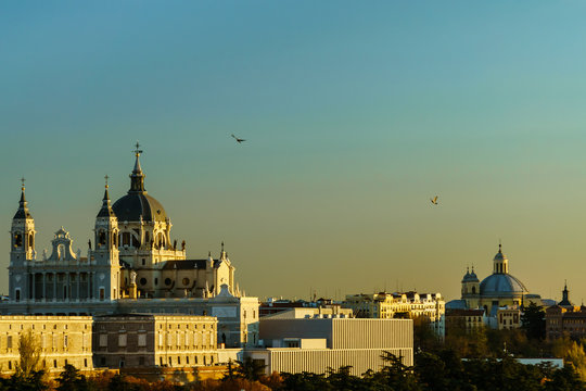 Royal palace in Madrid