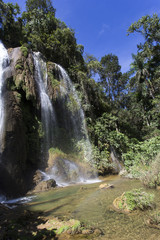 Obraz premium waterfall with pool