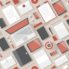 Seamless background pattern for business