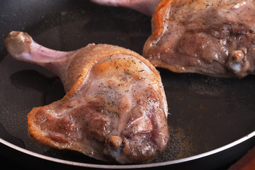 raw duck legs