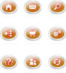 illustration of website icons.