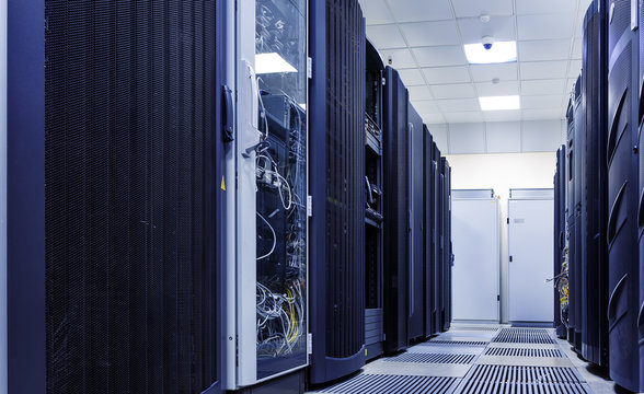  ranks of modern server hardware in the data center