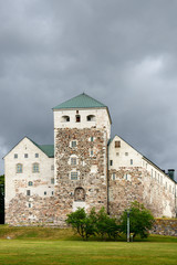 Fototapeta na wymiar Medieval castle in Turku, Finland
