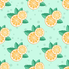 orange seamless pattern