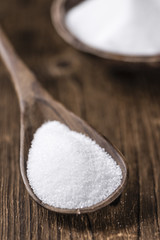 White Sugar on a spoon