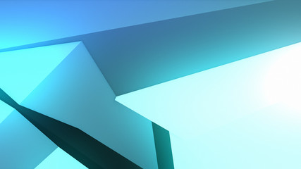 Obraz premium 3D Illustration, abstract composition