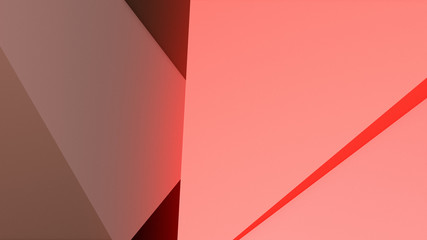 3D Illustration, abstract composition